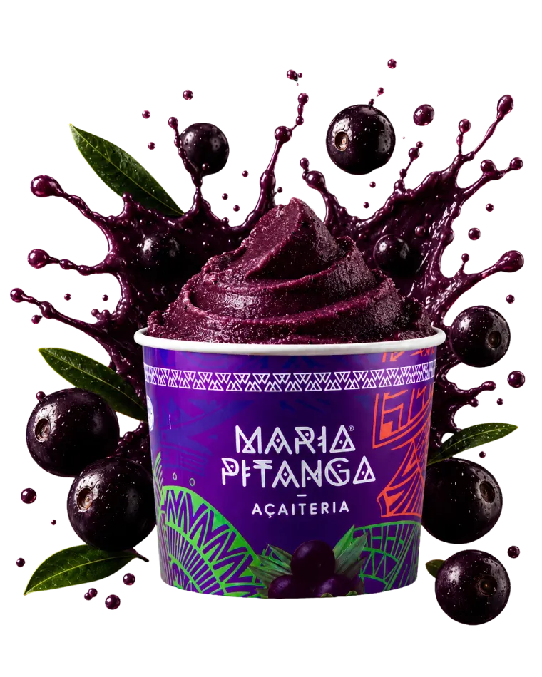 Copo de açaí Maria Pitanga (imagem da marca)
